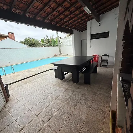 Casa Na Praia De Bertioga Com Pscina E Churrasqueira - Ate 10 Pessoas Exterior photo