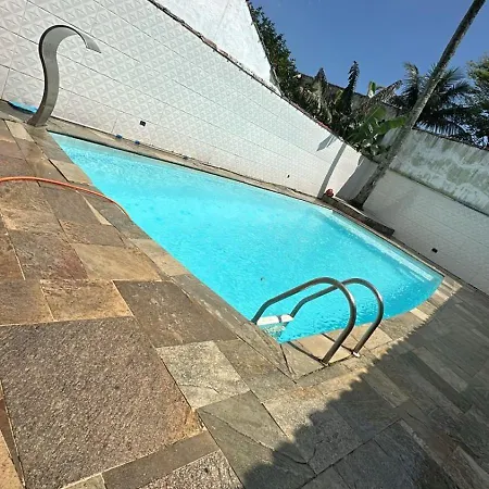 Casa Na Praia De Bertioga Com Pscina E Churrasqueira - Ate 10 Pessoas Exterior photo