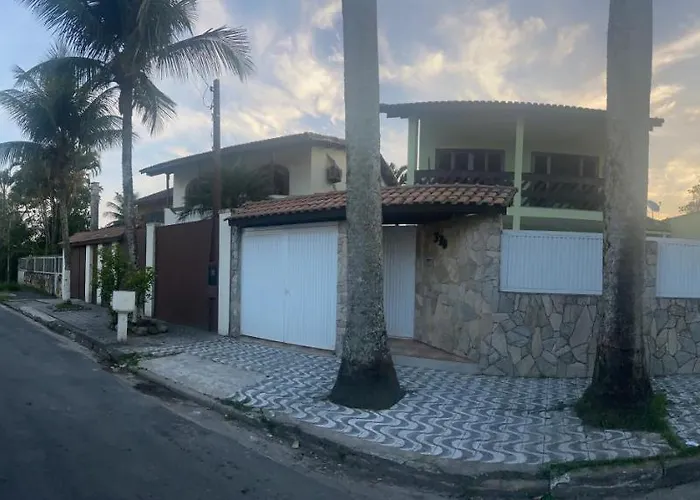 Casa Na Praia De Bertioga Com Pscina E Churrasqueira - Ate 10 Pessoas